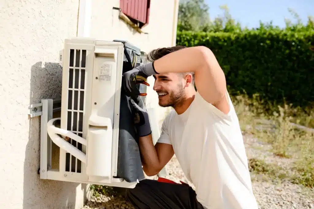 install a air conditioner